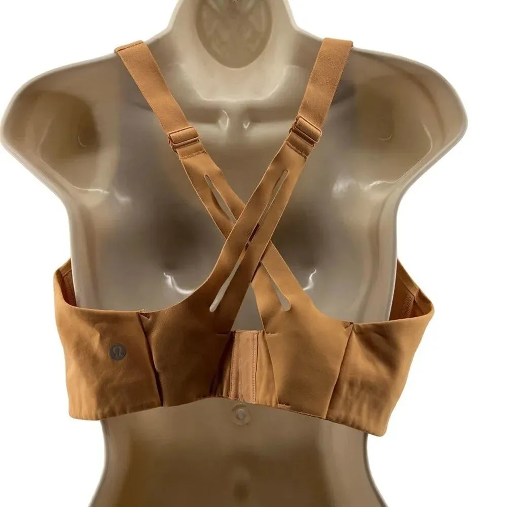 Lululemon AirSupport Bra High Support Apricot Womens 38D High Support - Image 8