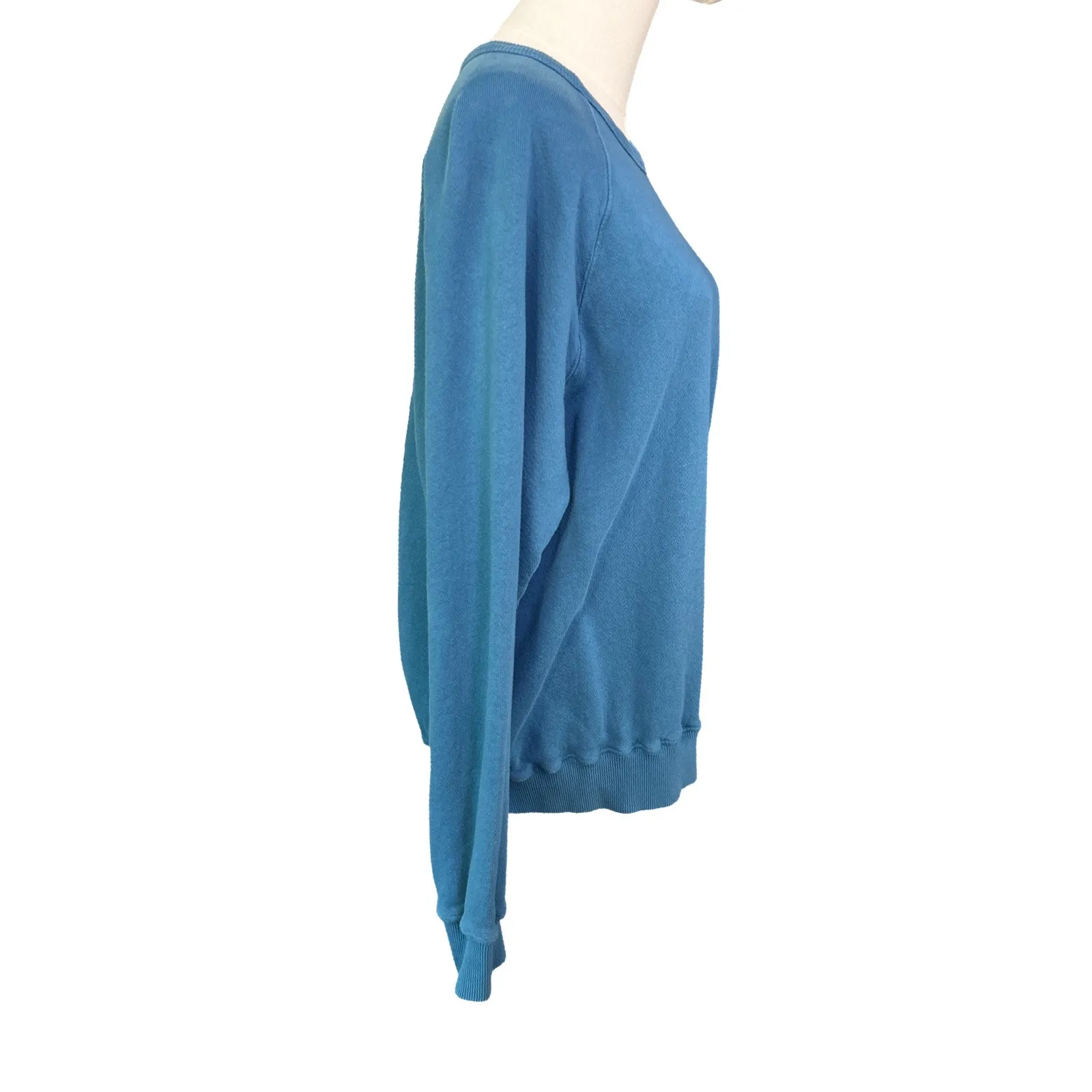 Big Bud Press Teal Blue Cotton Crewneck Sweatshirt XS Made In Los Angeles Size undefined - Image 6