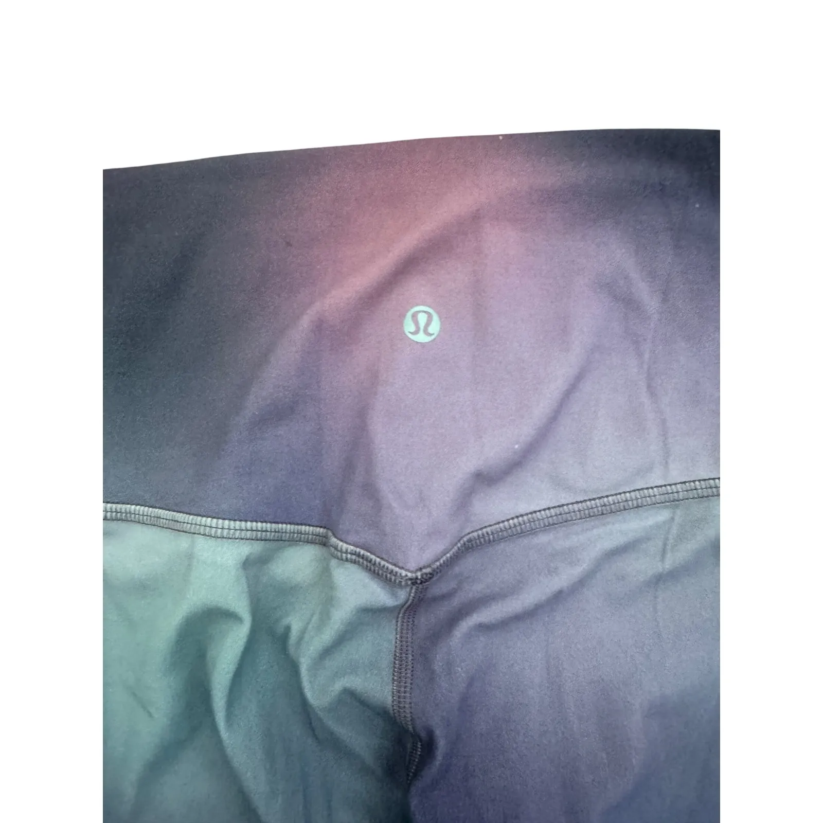 Lululemon Align High Rise 23" Ombre Leggings Size 4 Purple Grey Yoga Athlesiure - Image 3
