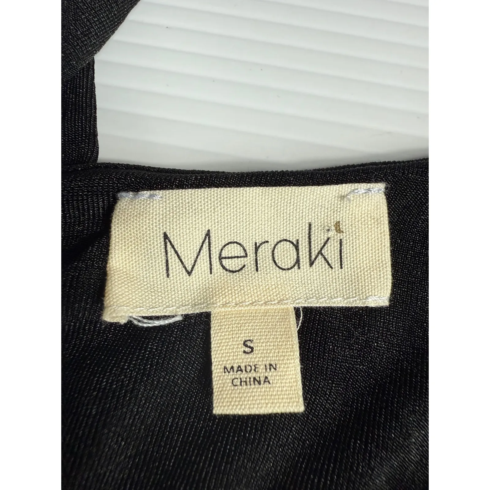 Meraki Young Contemporary‎ Black One Shoulder Long Sleeve Top NWT S - Image 5