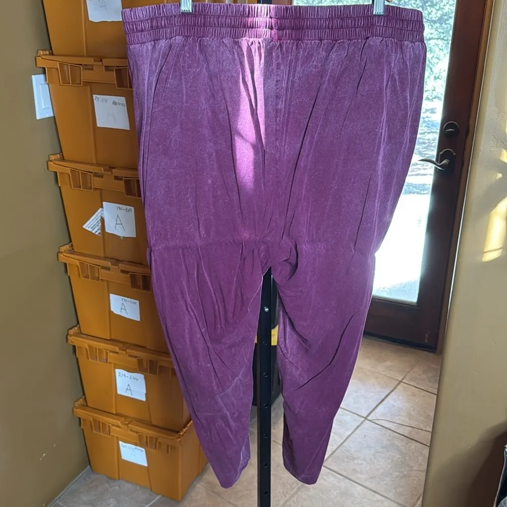Torrid Sun Washed Plum Pants Size 2X - Image 6