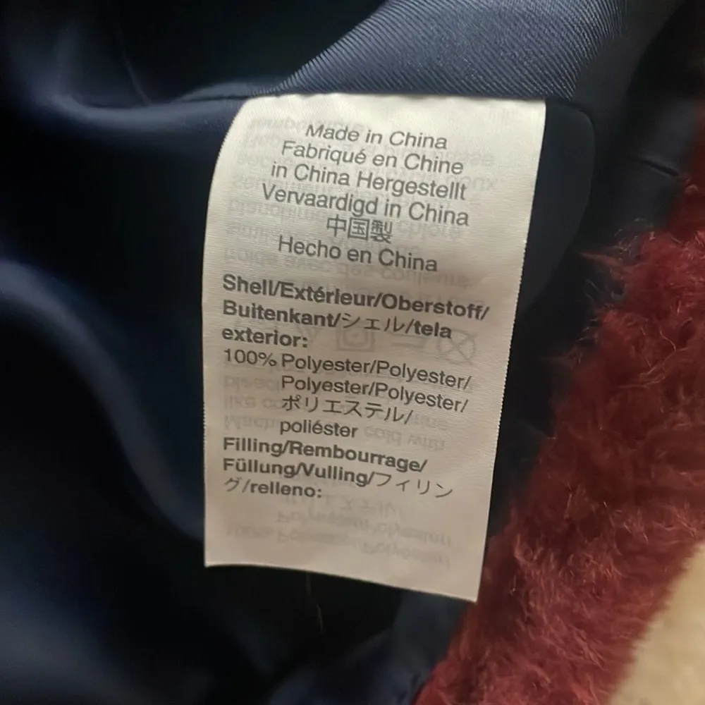 J.Crew Plush Fleece Excursion Vest Crimson Maple - Image 13