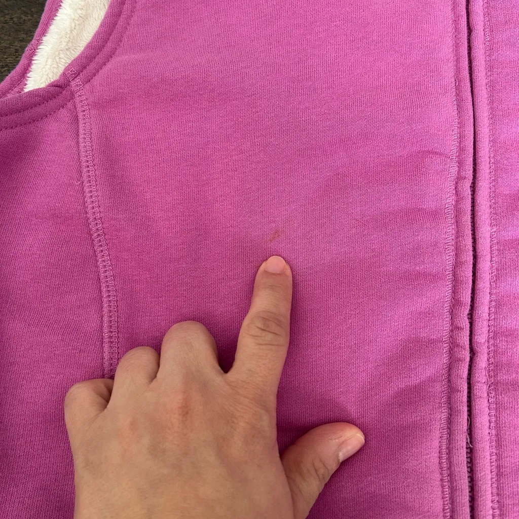 Women’s L.L. Bean Pink Sleeveless Vest medium‎ - Image 6