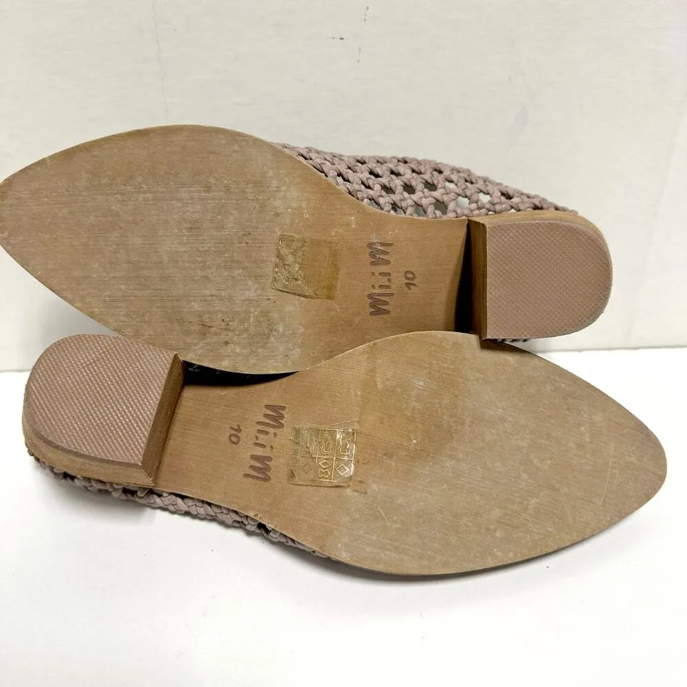 Mi.iM Woven Mule Brown Size 10 - Image 8