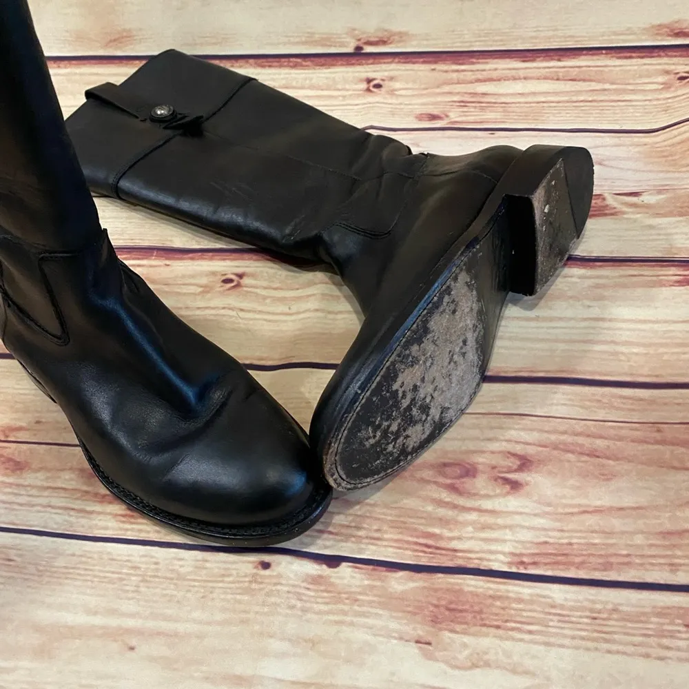 Frye Jayden Button Tall Boots Shoes, Size 6.5B - Image 5