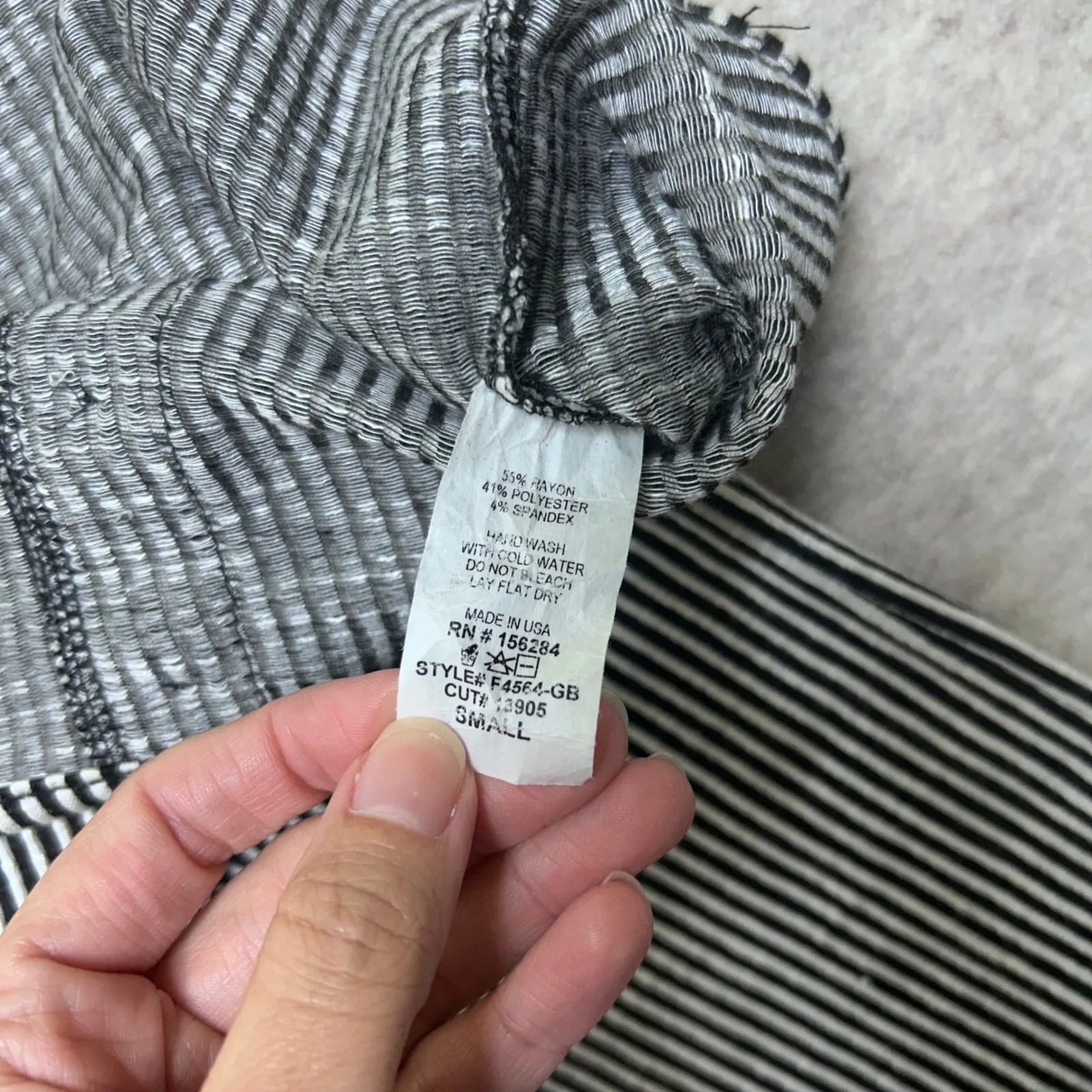 Caution to the Wind Black and White Striped Button Front Crop Jumpsuit Small - Image 4