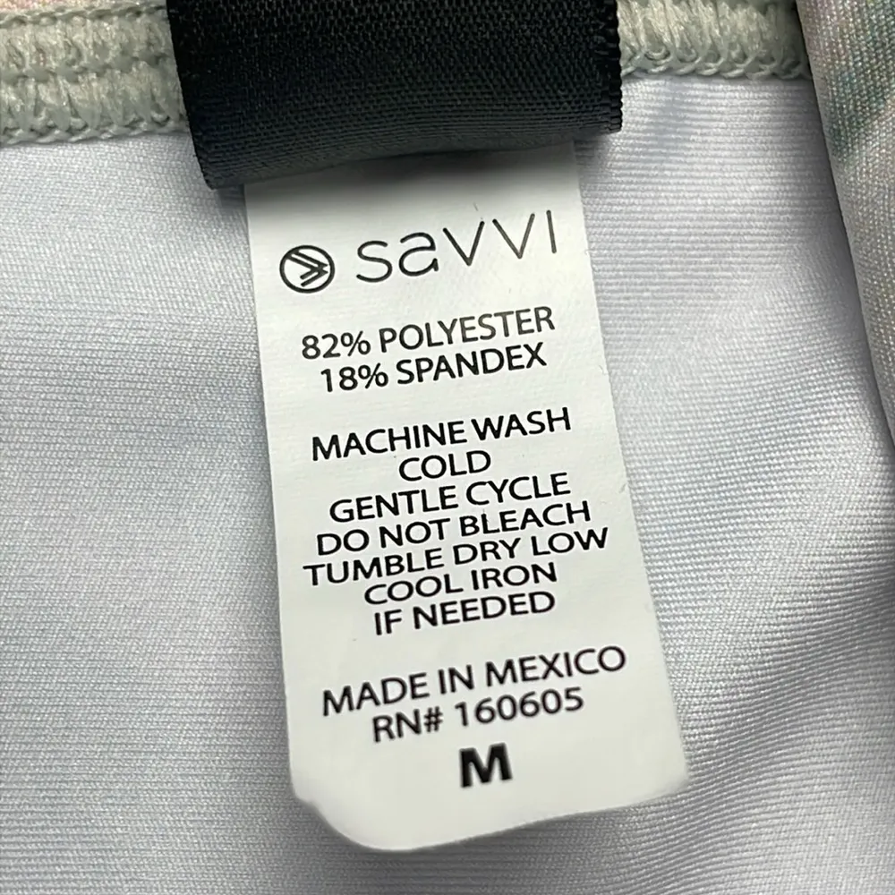 Savvi Pastel Swirl Leggings Size Medium Pink - Image 8