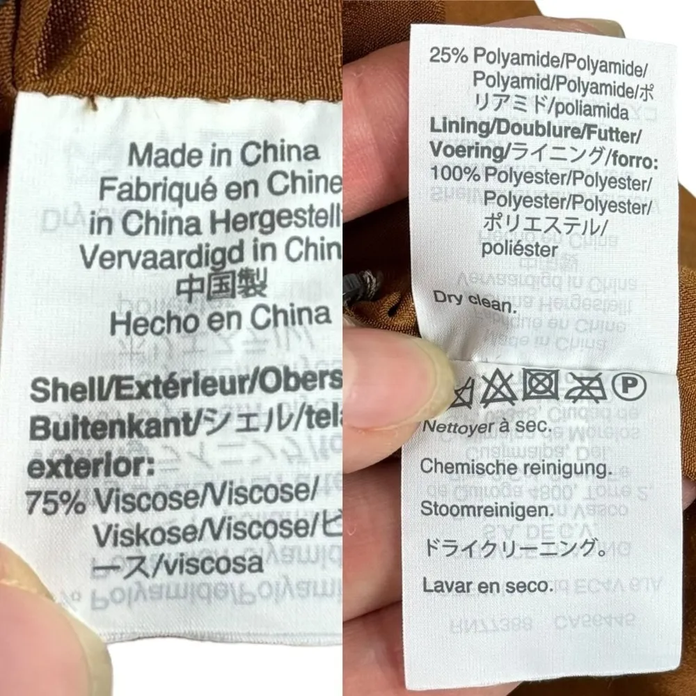 J. Crew Velvet Drapey Wrap Dress Leopard Long Sleeve Size Petite 4 K0145 Career - Image 12