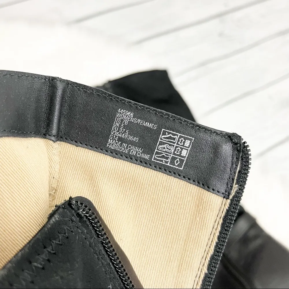 Lands’ End black knee high tall riding boots - Image 4