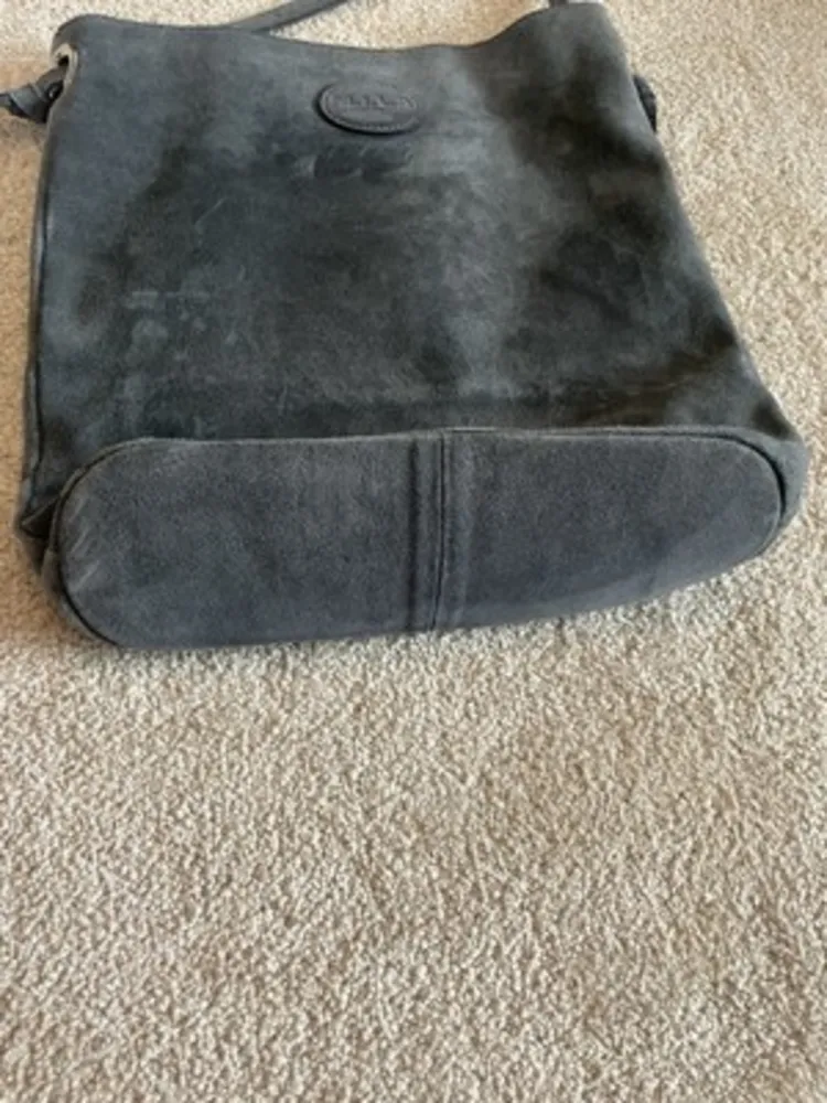 M.I.L.A.‎ Jackie Blue Suede Crossbody Bag - Image 11