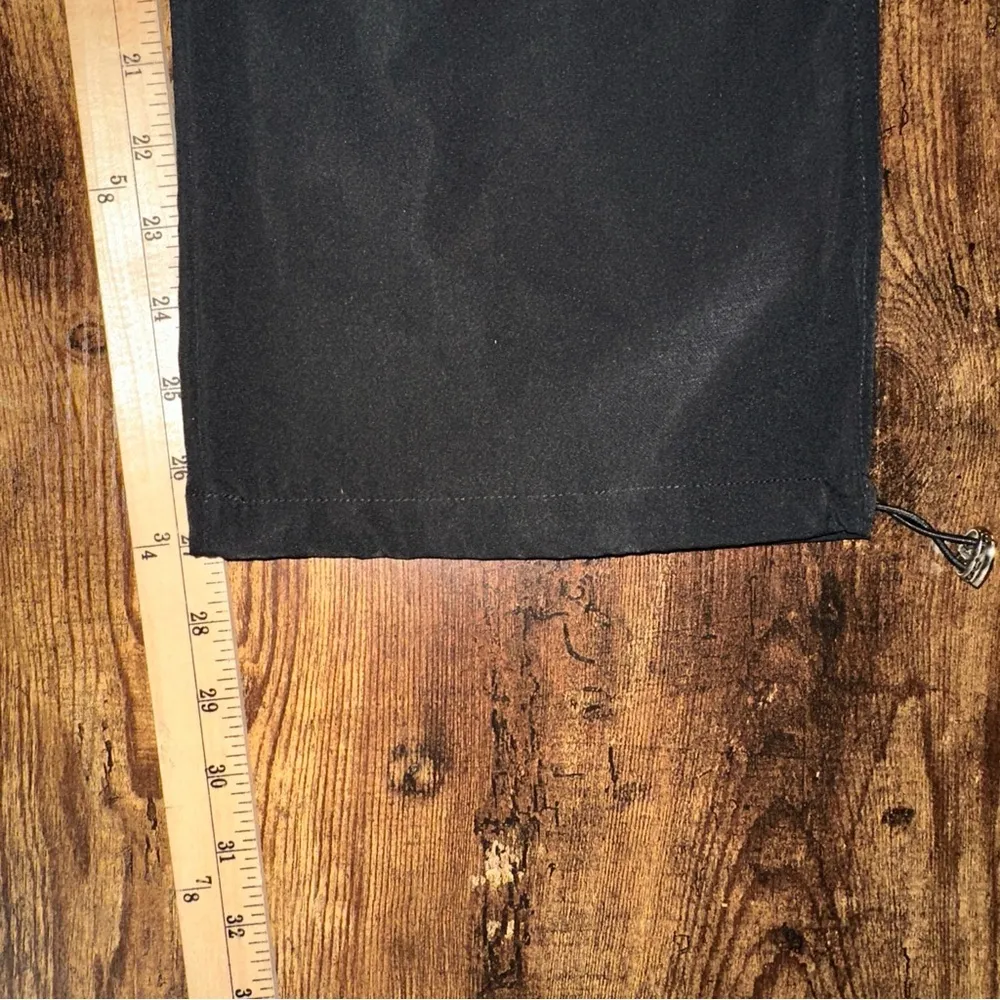 I DUN Jade by Block Pants Womens Small Black Parachute Cargo Straight Leg Jogger - Image 6