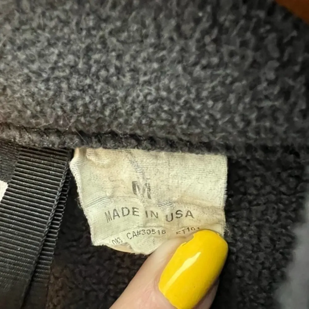 North face gray full zip fleece jacket coat pockets layering women size medium - Image 7