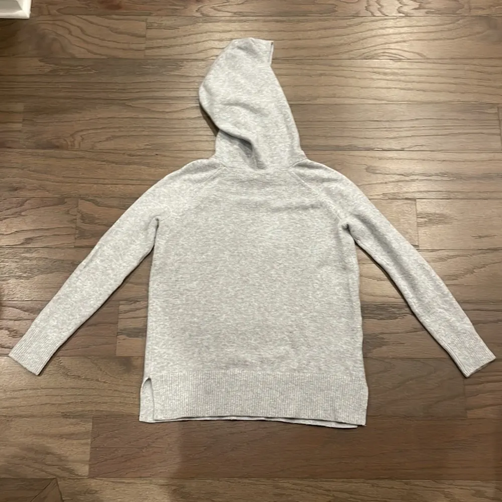 LOFT Grey Sweater Hoodie - Size XS - Image 2
