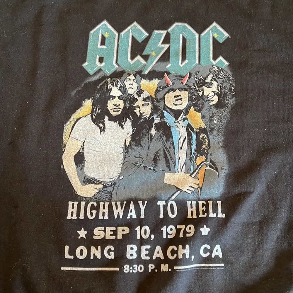 Urban Outfitter's Women’s XL ACDC AC/DC Highway to Hell Crewneck Sweatshirt - Image 2