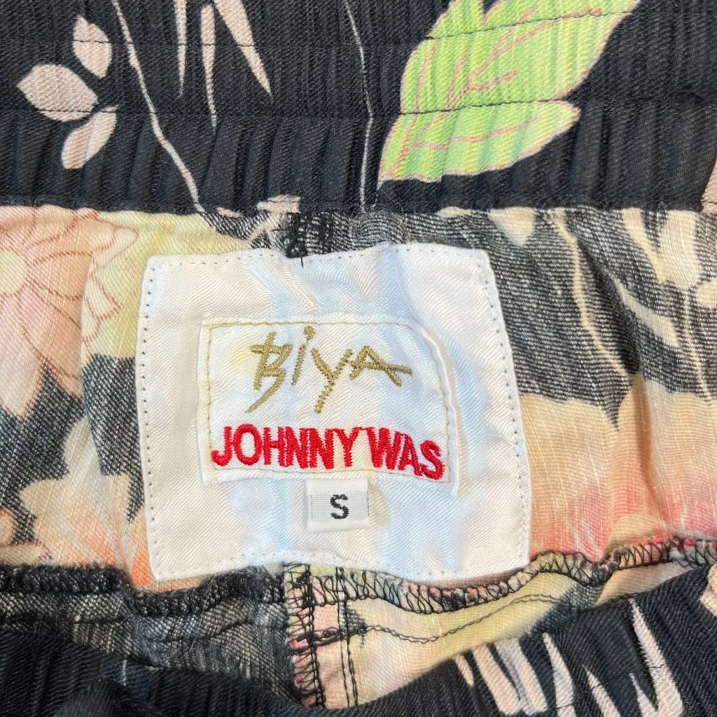 NWOT Johnny Was Biya Cargo Floral Pull on Multicolor Pockets Casual Pants Sz S - Image 10