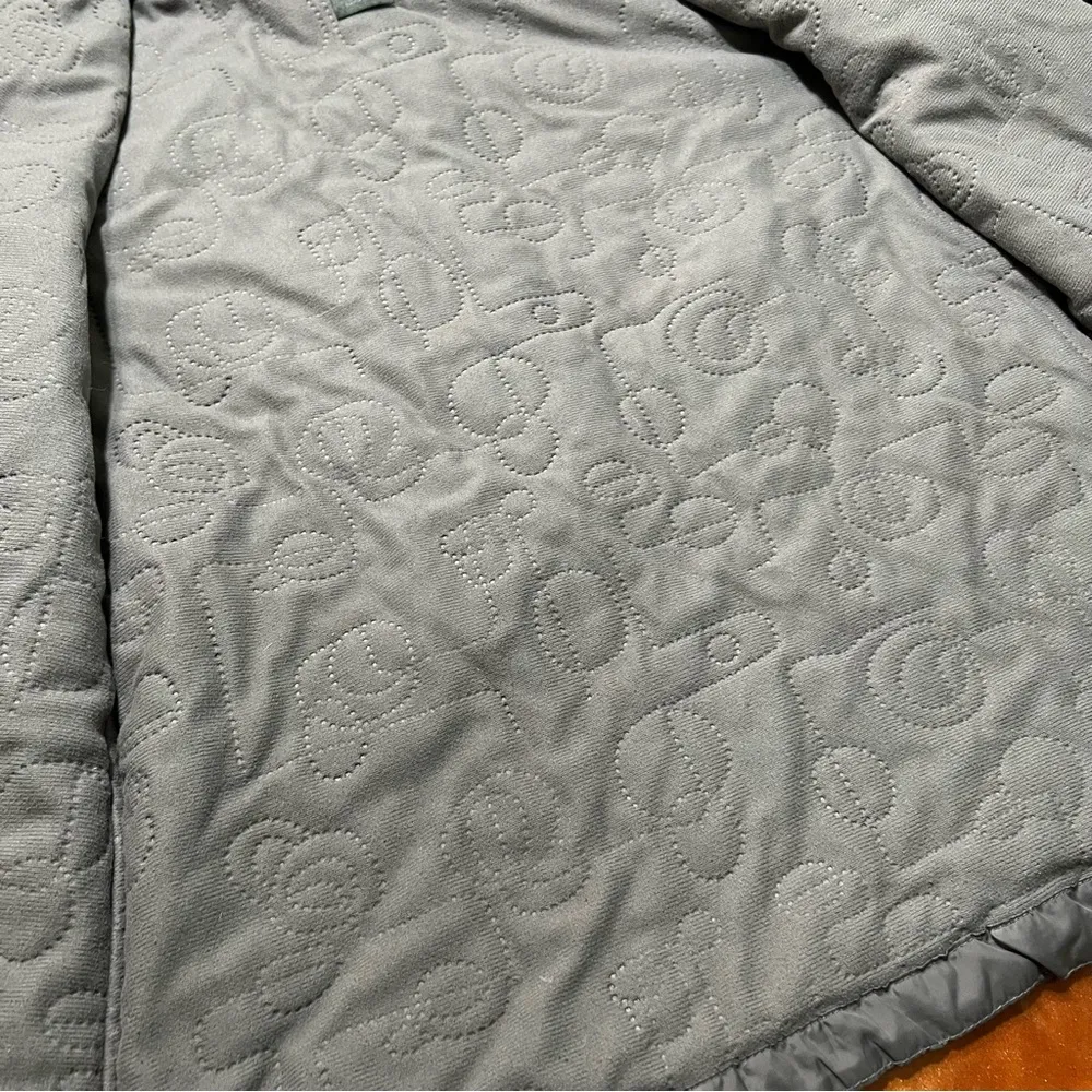 The North Face Insulated Jacket gray silver small - Image 5