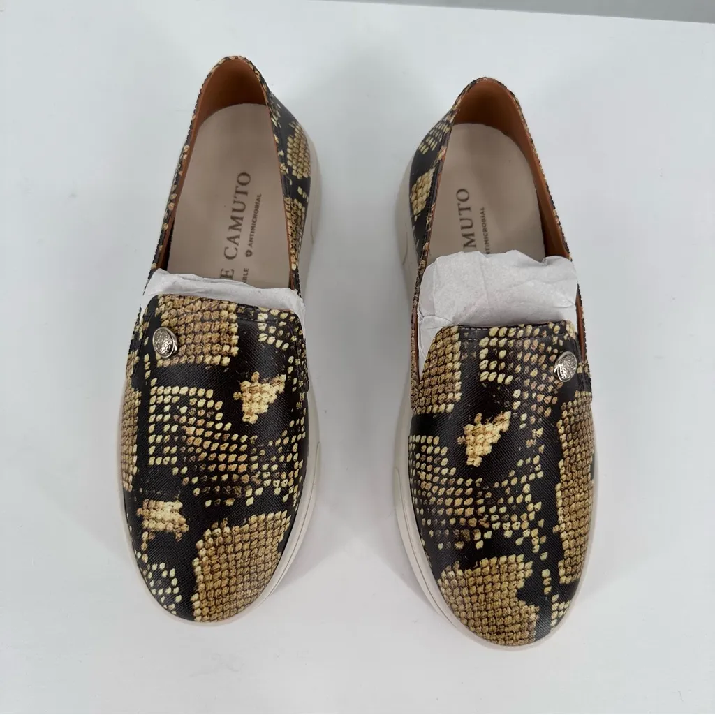 Vince Camuto Marietta Slip On Sneakers size 5.5 Natural Warm Roccia Print NIB - Image 4