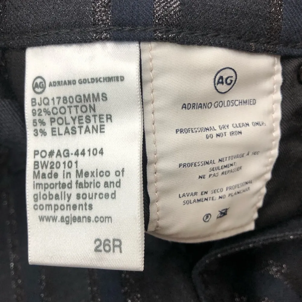 Ag The Jodi Crop button-up in gunmetal high rise slim flare crop size 26R nwt - Image 8