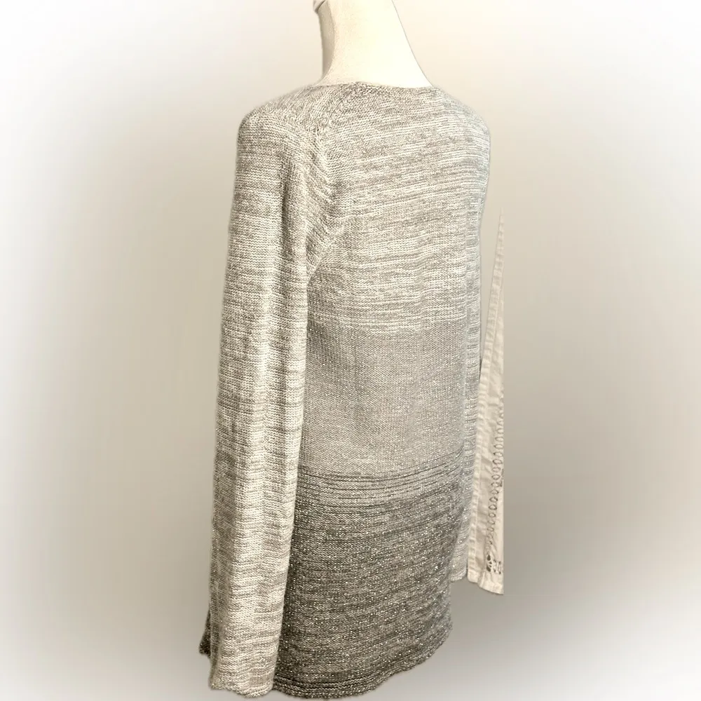 019 Sweater Shop Made in England pullover Size S Gray - Image 7