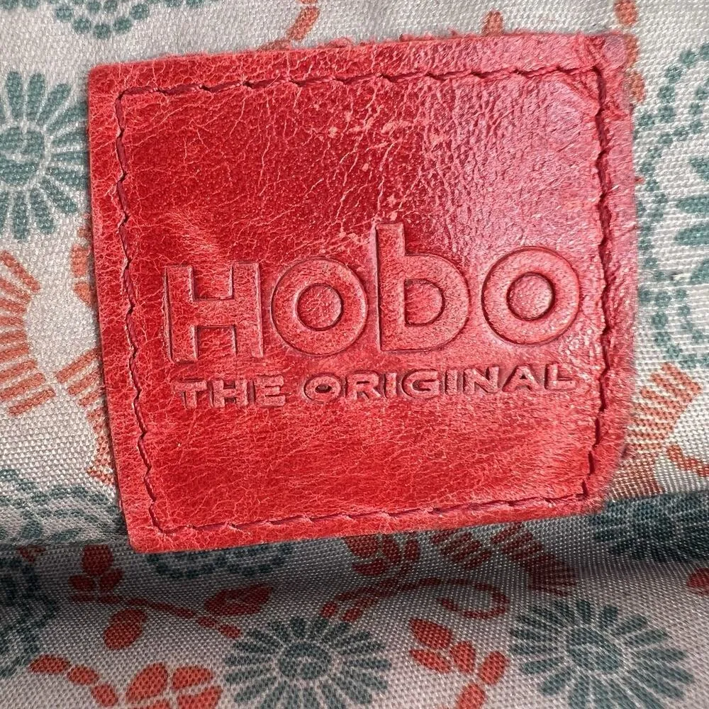 Hobo International Lauren Wallet Black Leather Clutch Kisslock Bifold Distressed - Image 10