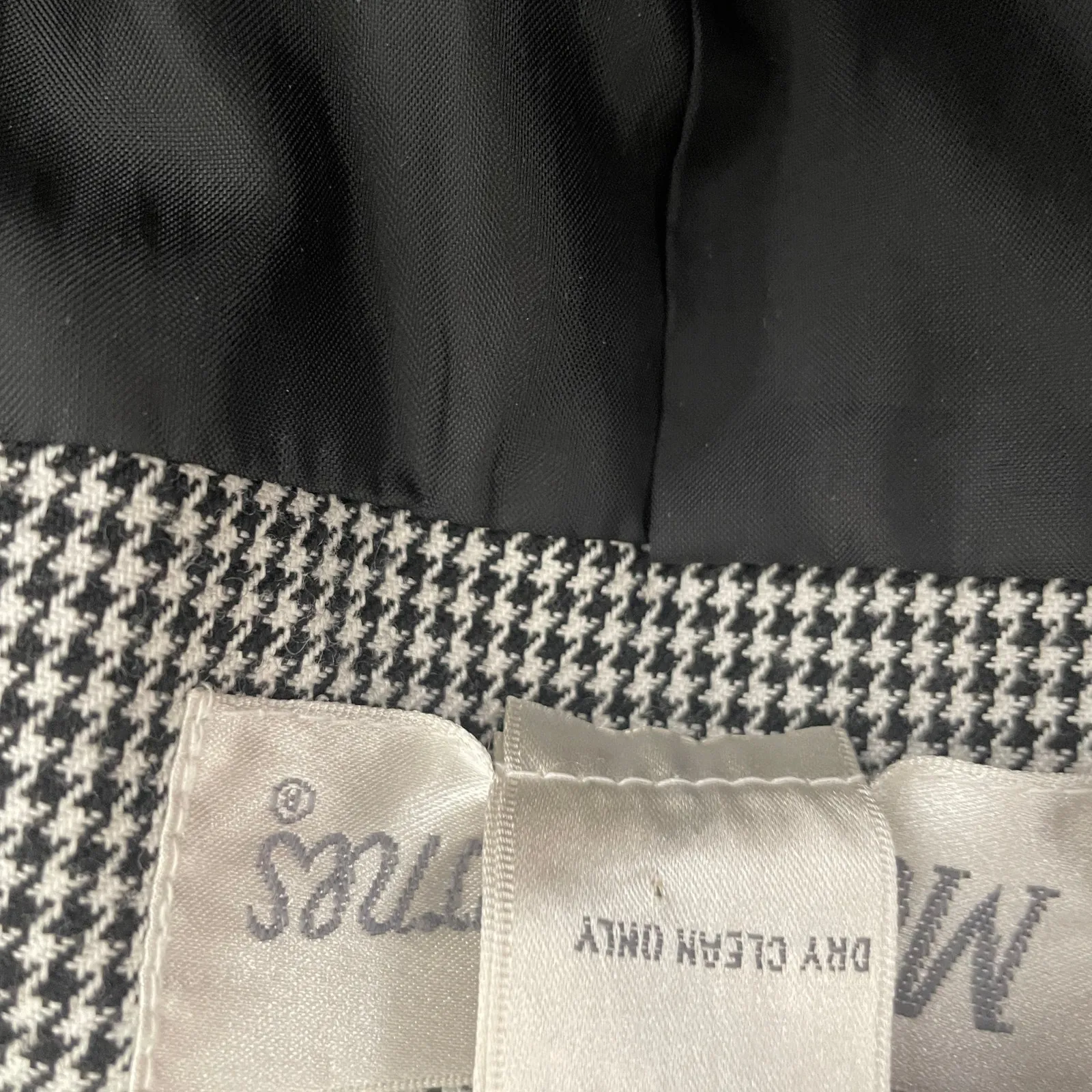 Vintage Maggie Barnes Women Houndstooth Blazer 18W Classic Capsule Jacket Career - Image 10