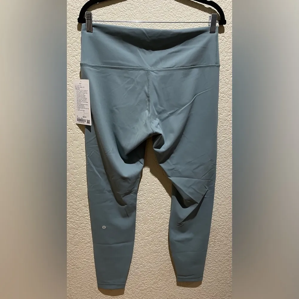 Lululemon NWT Wunder Train High Rise Tights 28” Leggings Crater Blue Size 14 - Image 9