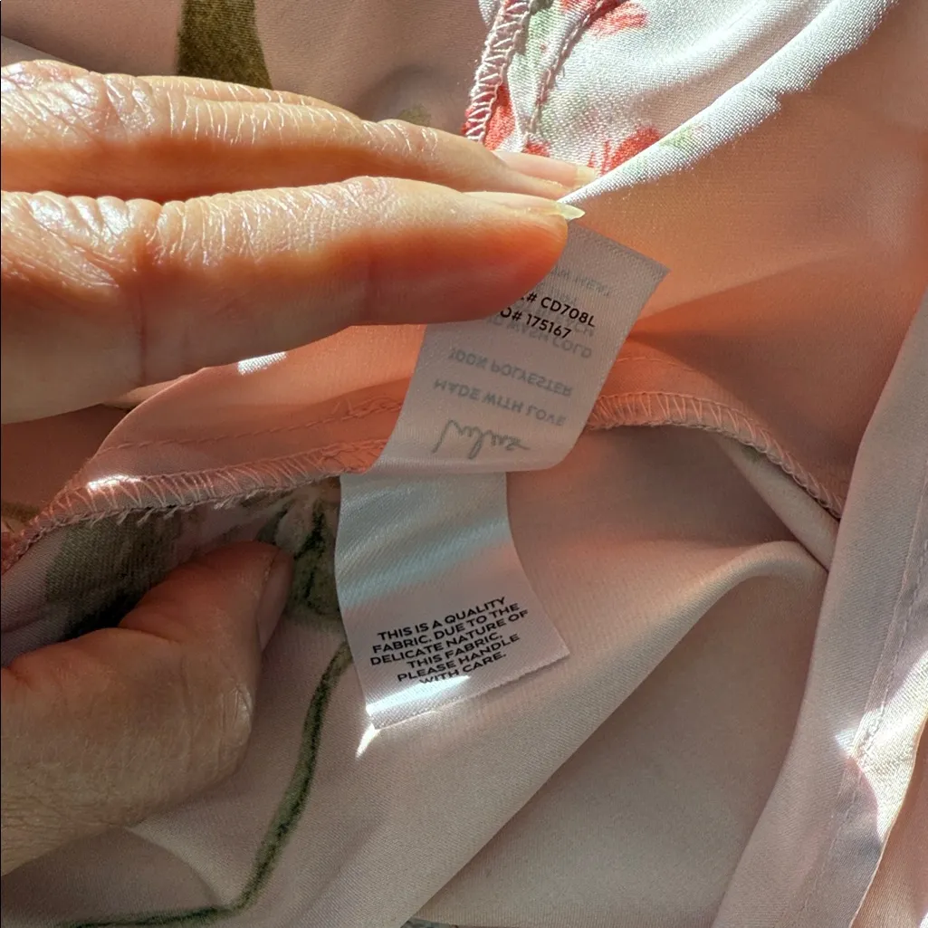 Lulu's One Shoulder Pink Floral Dress - Image 7