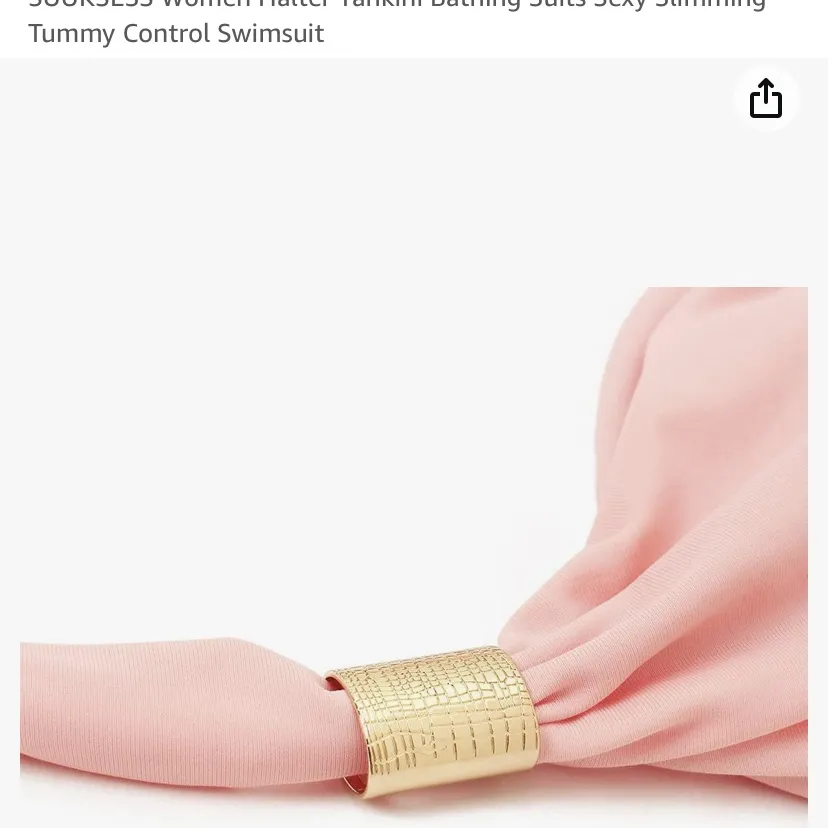 WOMAN HALTER TANKIN BATHING SUIT SEXY SLIMMING TUMMY CONTROL SWIMSUIT (L) Orange Size L - Image 6