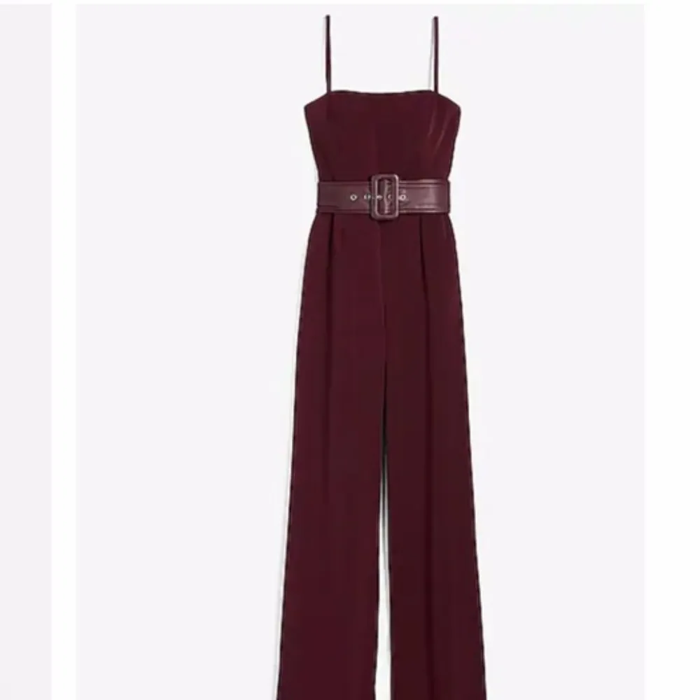NWT Express Negin Mirsalehi Belted Wide Leg Jumpsuit - Image 4