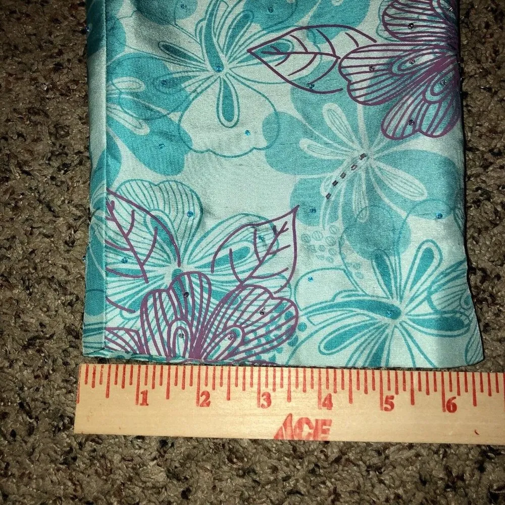 Vintage Papell Petites Pants Womens 4P Used 100% Silk Beaded - Image 15