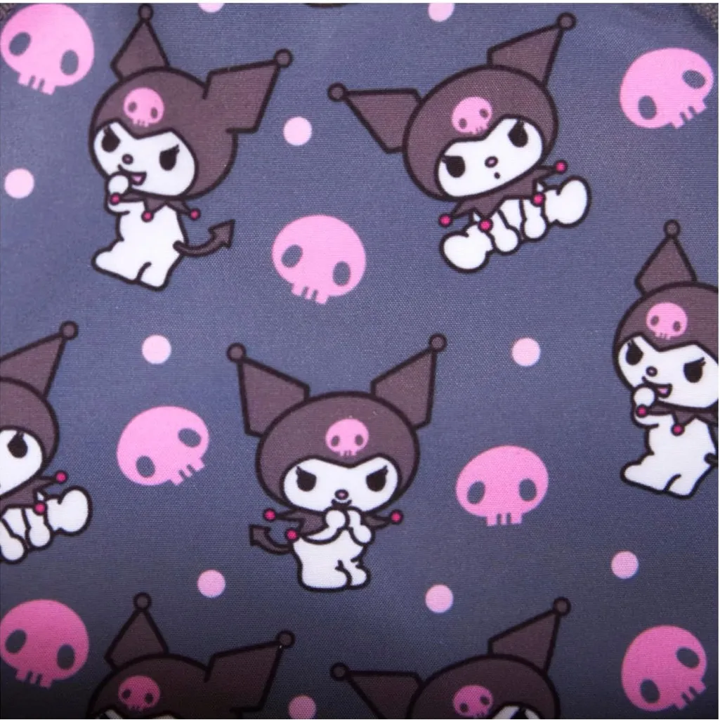 Lounge Fly  Sanrio Kuromi Chibi Mini Backpack - Image 3