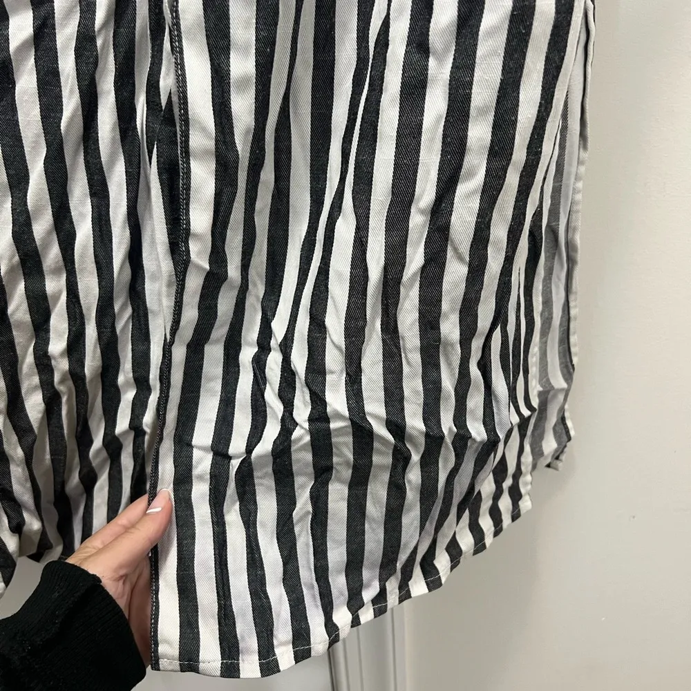 Cupcakes and Cashmere Black & White Sandrine Midi Skirt Size 10 US $113 - Image 5