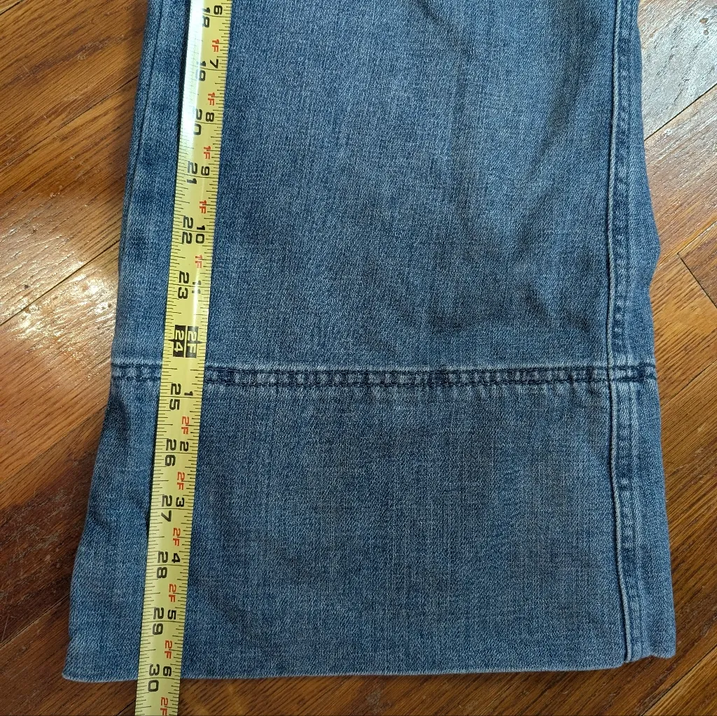 Aerie Wide Leg Denim Overalls - Image 9
