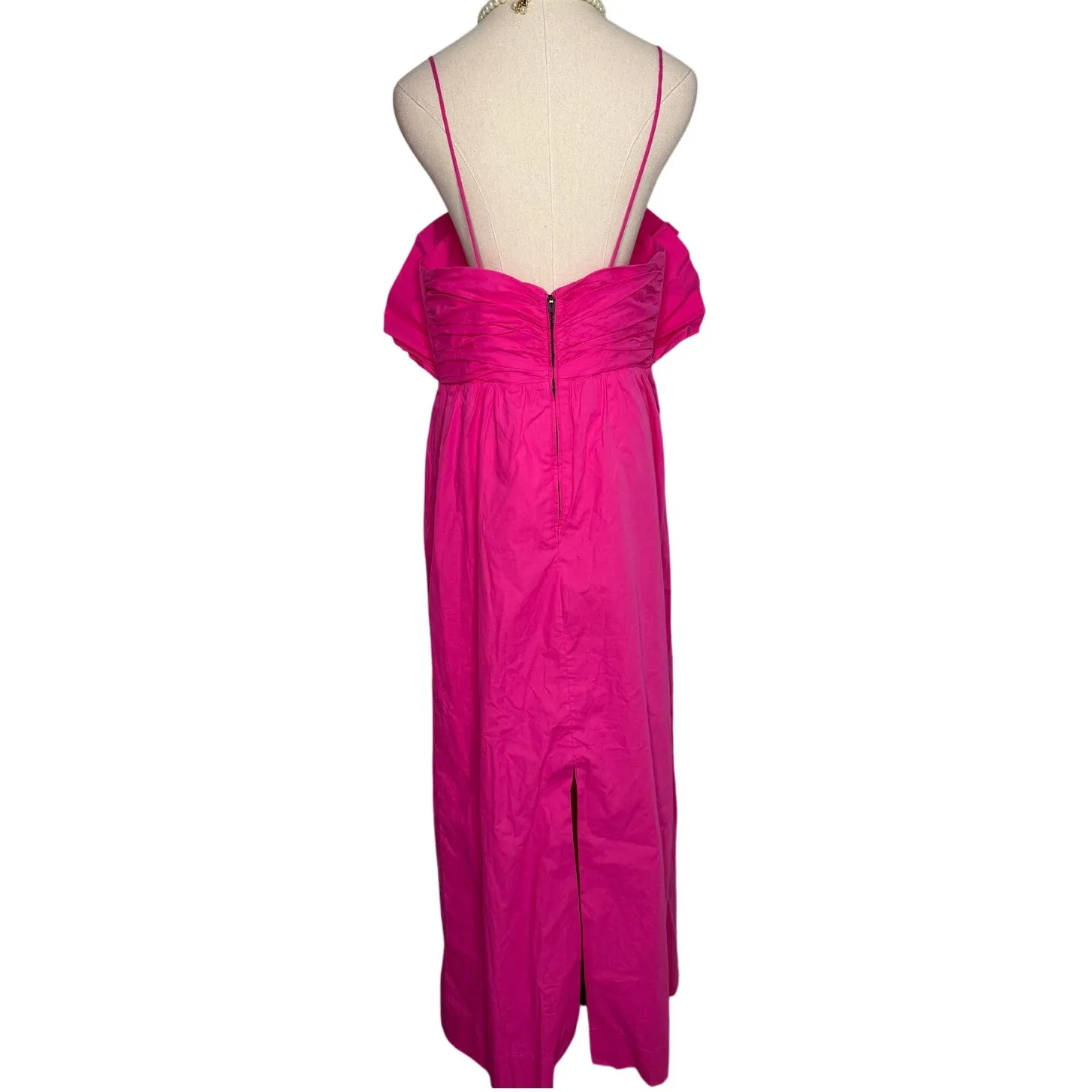 Mara Hoffman Raquel Dress size 8 Organic Cotton Maxi hot pink - Image 10