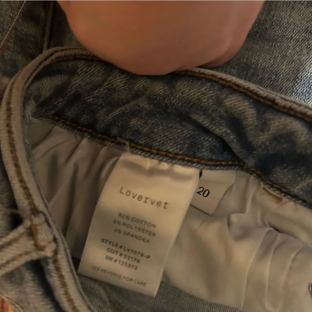 Women’s Lovervet Light Wash Straight Jeans Size 20 Blue - Image 4