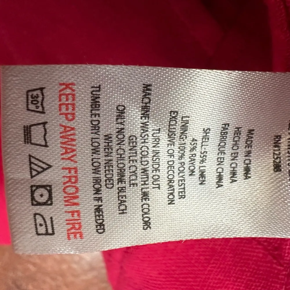 JASON WU Pink Pleated Button Closure High-Waisted Shorts Size 12 - Image 4