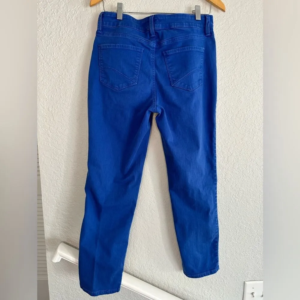 NYDJ Clarissa Blue Stretch Ankle Jeans Size 10 Slimming Pants Lift Tuck Y2K - Image 3