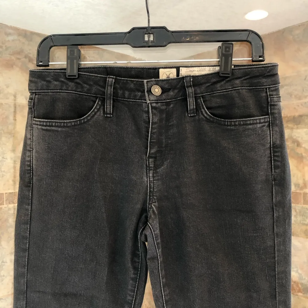 All Saints Wyatt Ashby Black Skinny Jeans 29 - Image 2