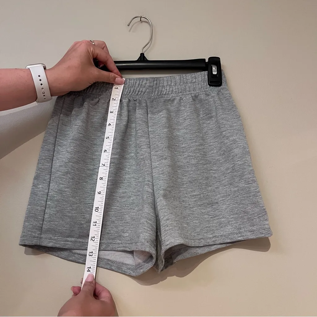 SheIn Grey Sweat Shorts - Image 3