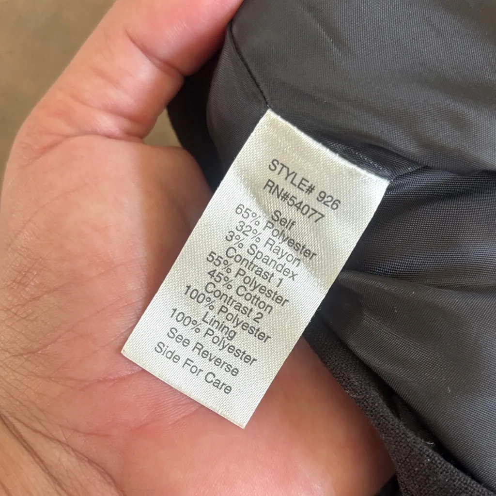 CAbi  Elegant Black Asymmetrical Skirt - Image 3