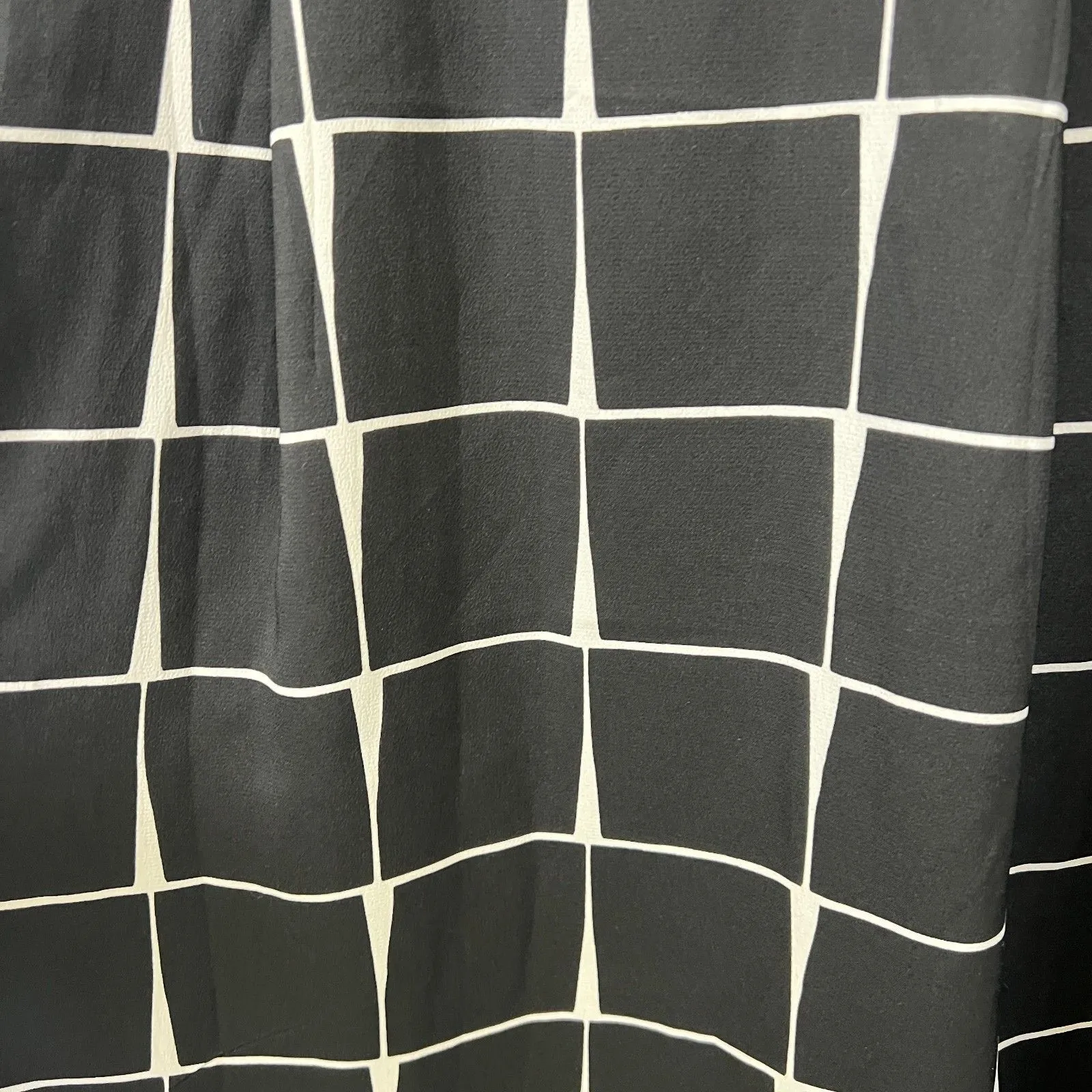 Who What Wear sleeveless dress XS black white geo - Image 4