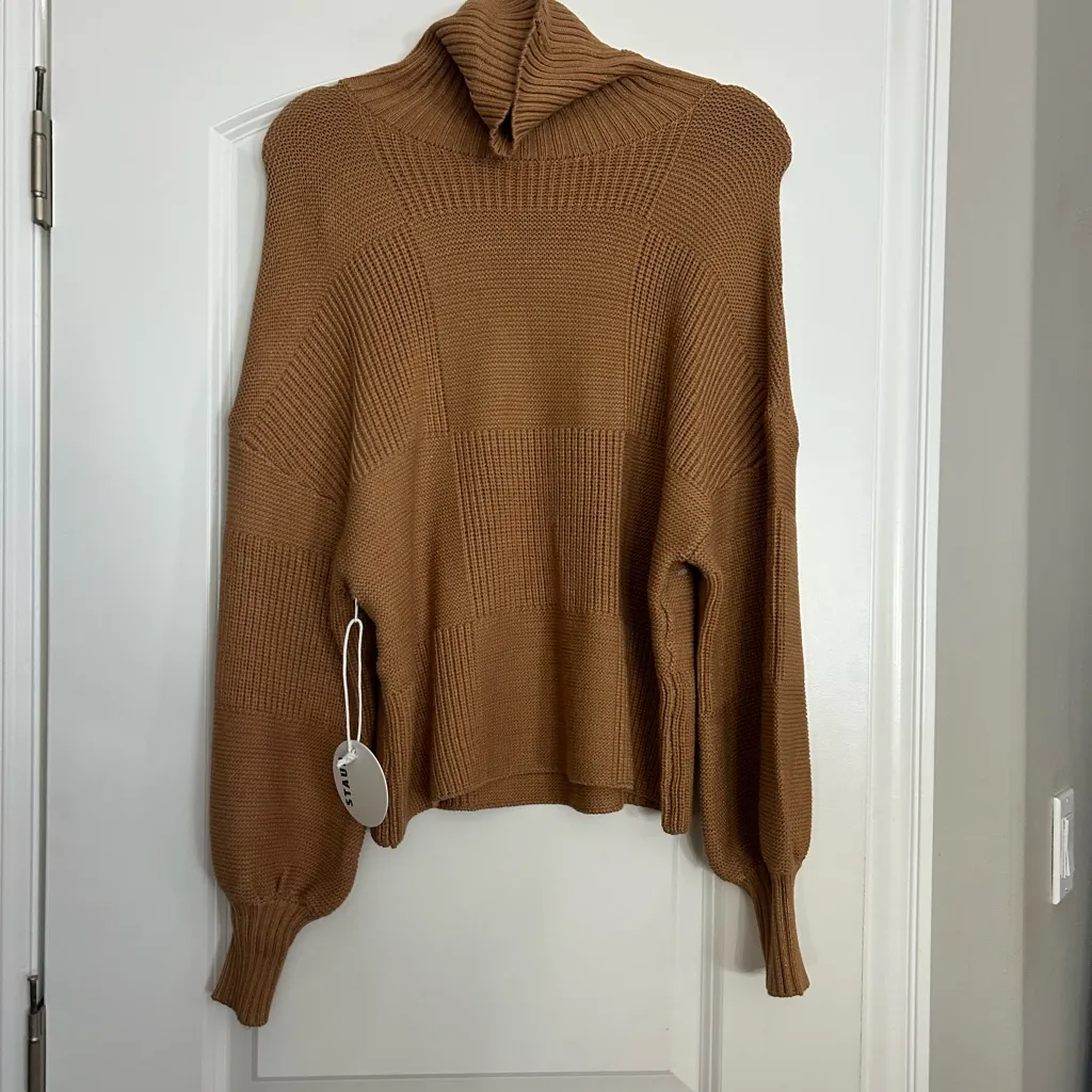 STAUD Benny Sweater - Camel NWT - Image 2