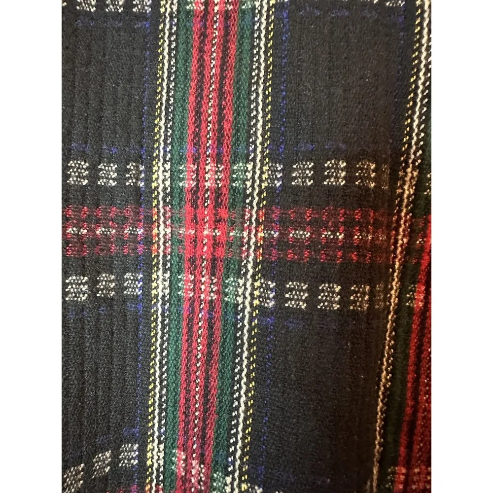 Le Miel By Hyped Plaid Bomber Jacket Size Medium NWT Black - Image 7