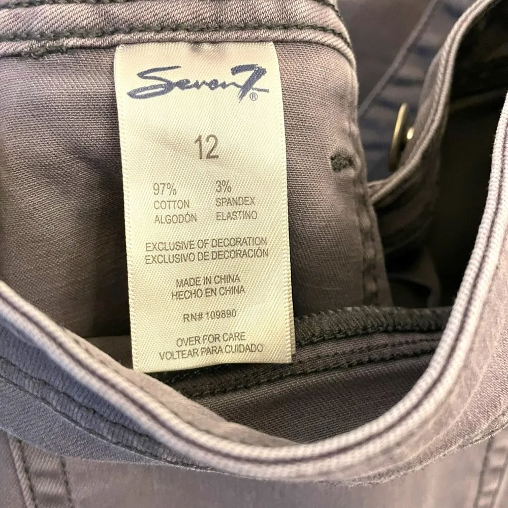 Seven Gray Utility Shorts - Image 2