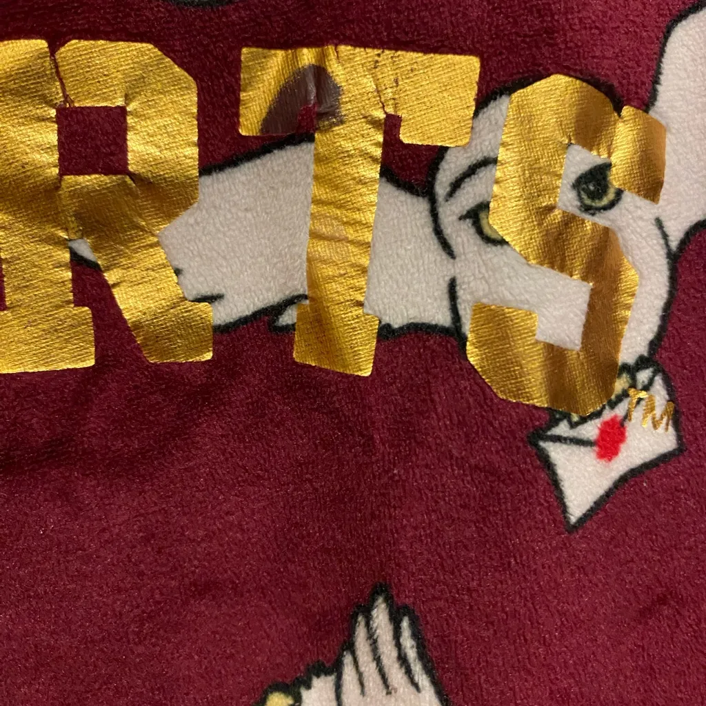 Harry Potter Wizarding World Hogwarts Pajama Top 3XL 22W 24W Burgundy Birds Red Size undefined - Image 4