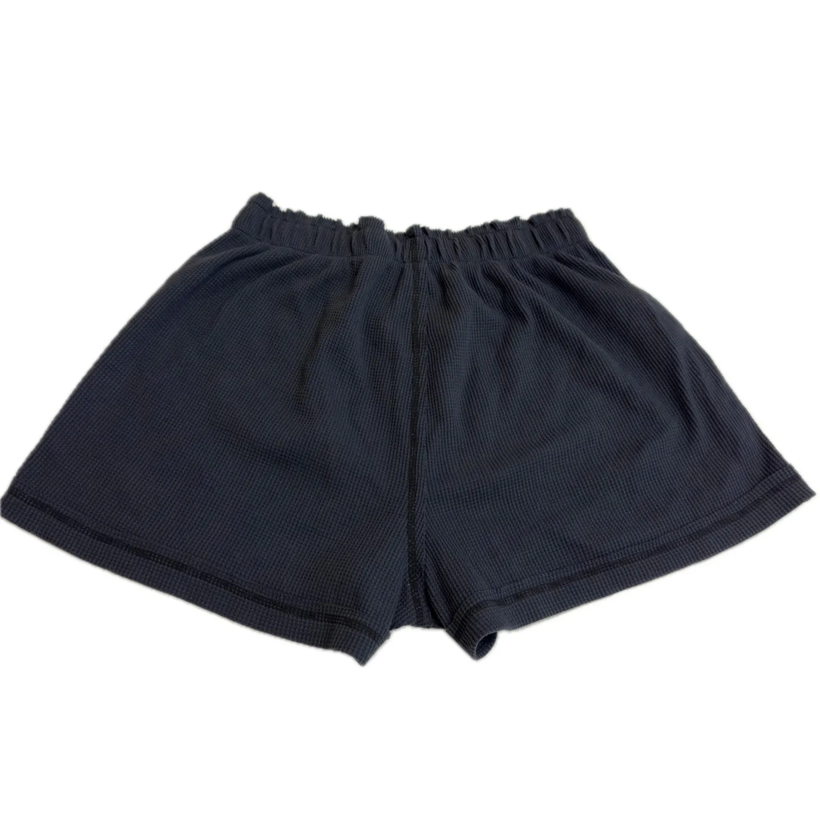 Free People Intimately Shorts Womens Small Blue Waffle Knit Stretch Lounge Comfy - Image 2