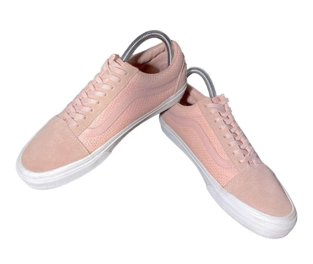 Vans. Old Skool. Spanish Pink. Suede. Size Womens 8. - Image 5
