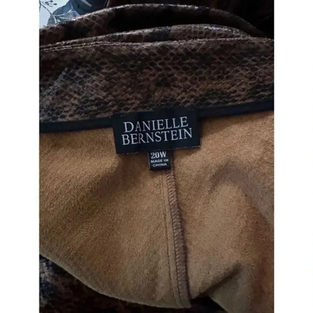 DANIELLE Bernstein Womens Animal Print Straight‎ Leg - Image 5