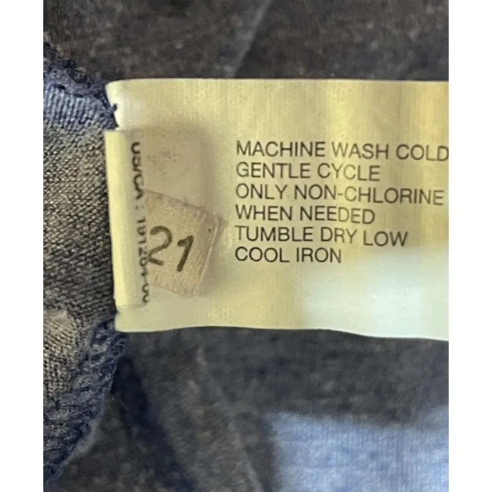 Gap Factory Women's Maxi Dress Halter Jersey Knit Blue Size L Large - Image 7