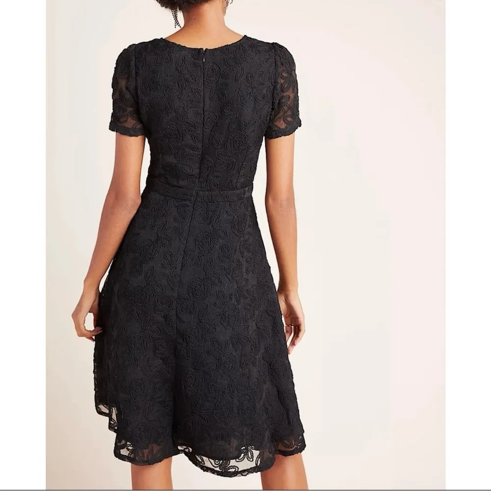 Anthropologie Sunday in Brooklyn NWT Violetta Lace Black Dress Size M - Image 3